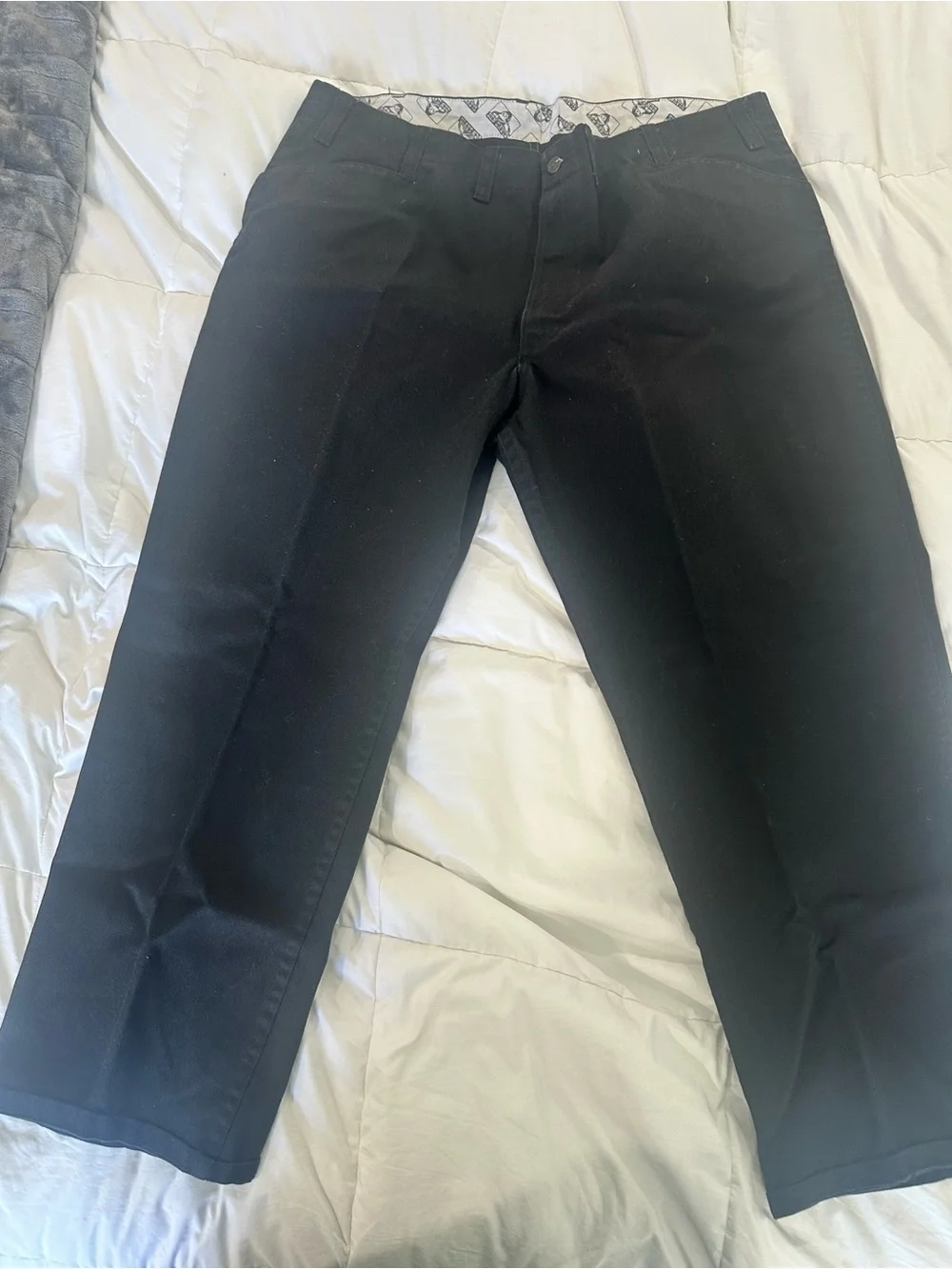 Ben Davis Black Straight-Leg Chinos